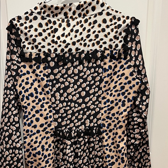 Never Fully Dressed Black and White Midi Dress - Picture 7 of 8